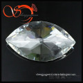 white transparent marquise glass gemstone